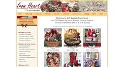 Desktop Screenshot of gift-baskets-austria.com